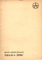 Tesla 621a - Navod k udrzbe 